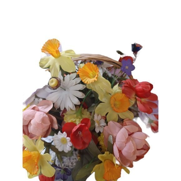 Beautiful Handmade Floral Basket - Picture 5 of 12